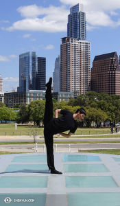 Daren Chou en el Long Center for the Performing Arts, Austin, Texas. (Foto de Pierre Huang)