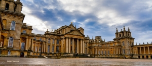 On a rainy day, they stop to explore Blenheim Palace, one of the largest homes in England.

(Photo by Tony Xue)